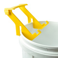 Multifunctional Plastic Bucket Holder Yellow Beekeeping Frames Easy Pour Honey